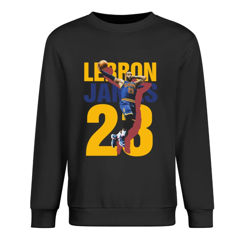 LeBron James Basketball Player Graphic Male Pullover Sweatshirt