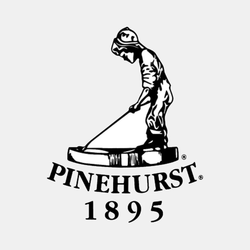 Pinehurst Golf Resort Historic Logo Since 1895 Male Tank Top