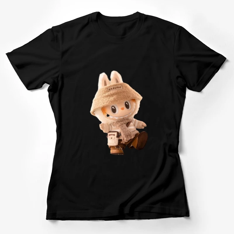 Niedliches Stofftier im Winter-Outfit Damen T-Shirt