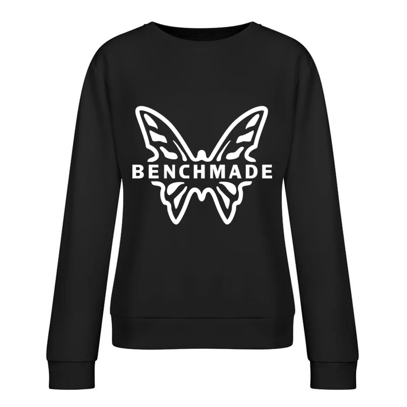 Benchmade Butterfly Logo Design Female Pullover Sweatshirt