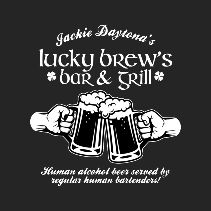 Lucky Brew's Bar and Grill Male Pullover Sweatshirt
