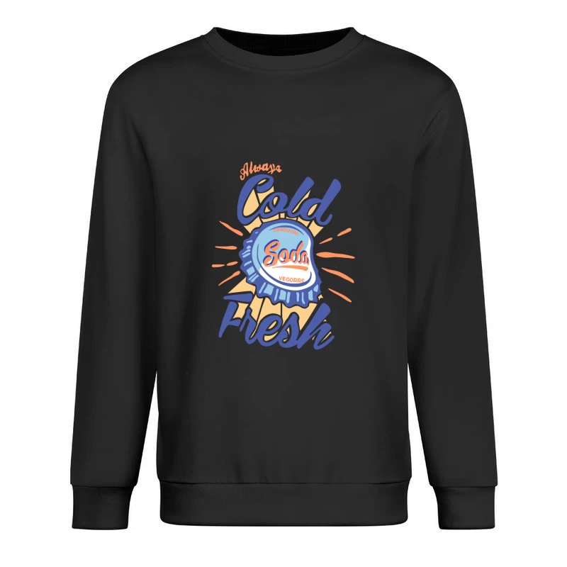 Immer kaltes frisches Original-Soda-Design Herren Pullover Sweatshirt