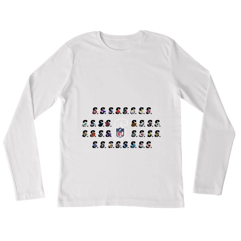 NFL Team-Logos Sammlung Damen Langarm T-Shirt