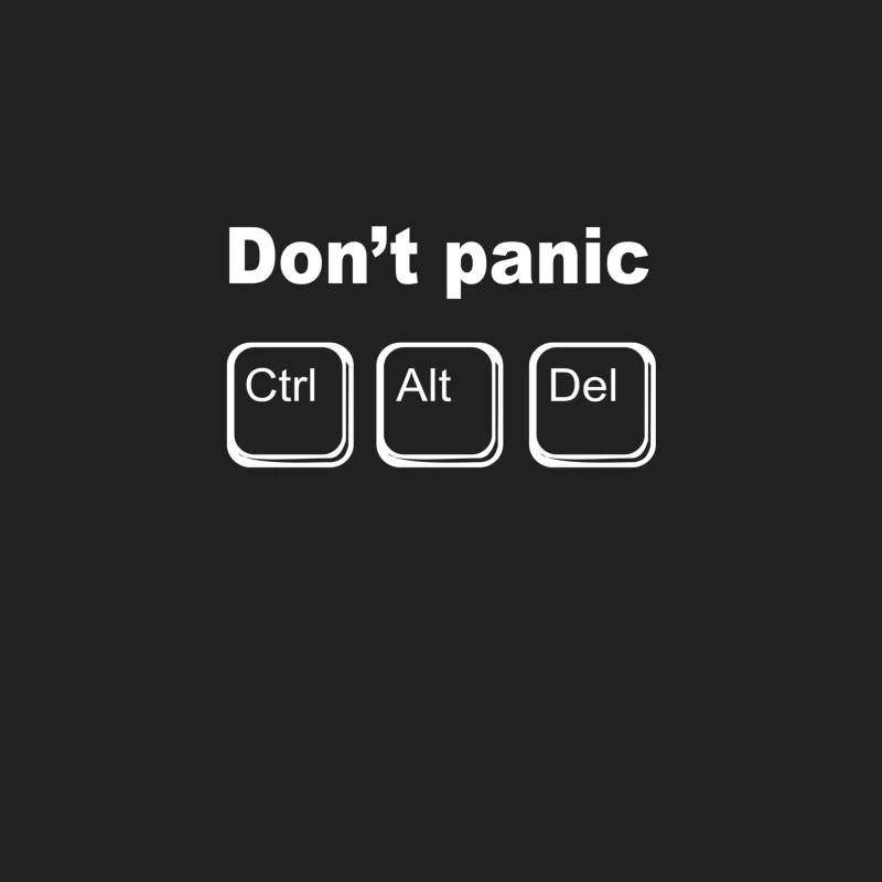 Don_t PanicCntrl Alt Del Bucket Hat