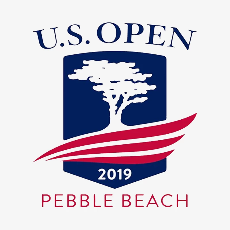 2019 US Open Golf Championship at Pebble Beach Logo Female Pullover Sweatshirt