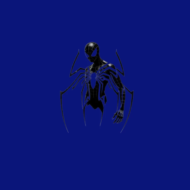 Minimalist Black Suit Spider-Man Symbiote Design Pin