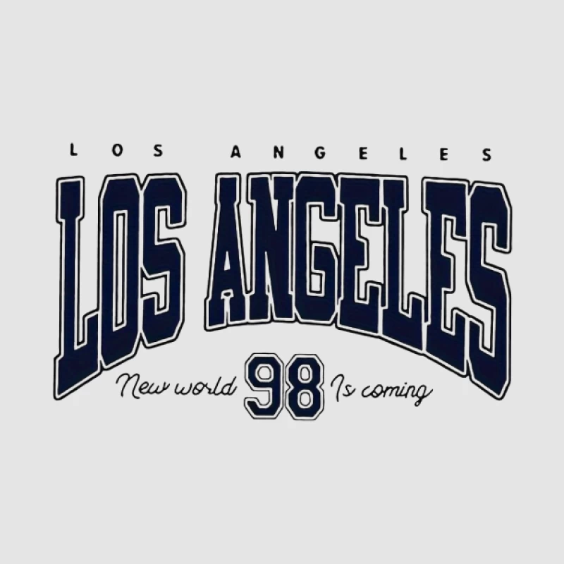Design Sportif de Los Angeles Femme Sweat à capuche