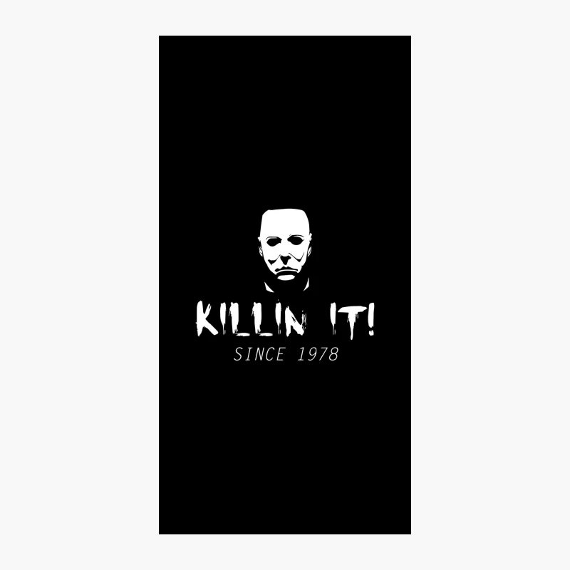 Minimalist Sketch: Face and "Killin It Since 1978" Text iPhone Case