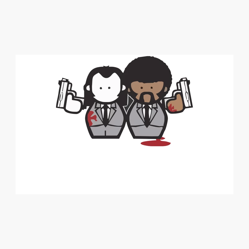 Pulp Fiction Cartoon Ideal Birthday Present or Gift Travel Mug
