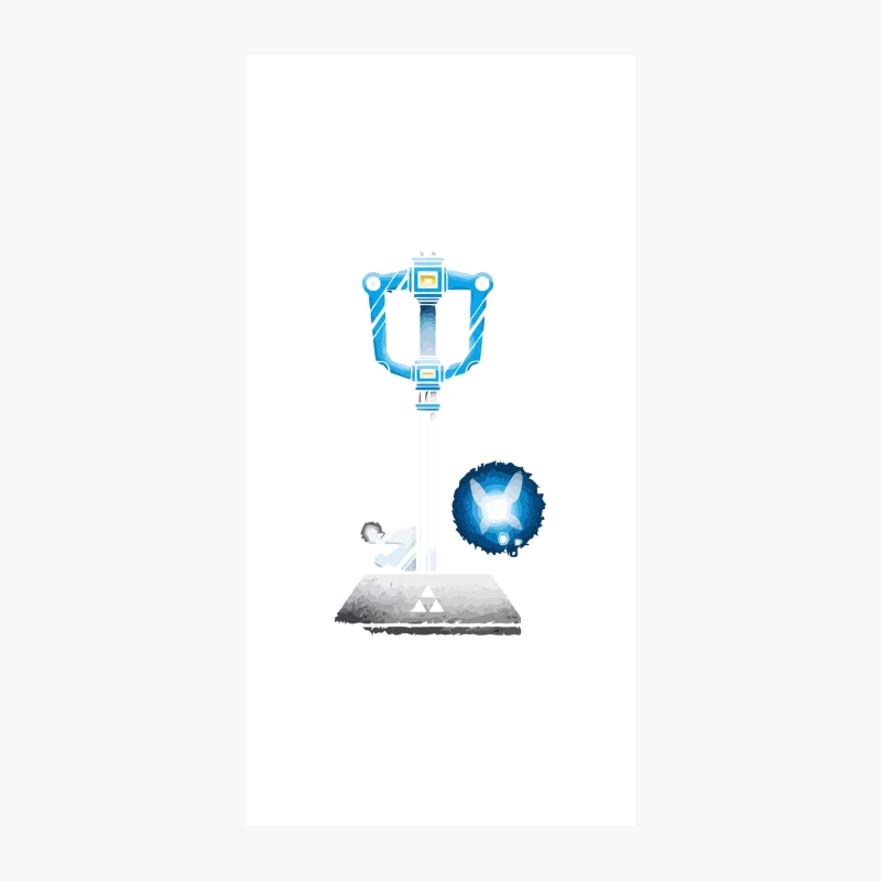 Kingdom Hearts Keyblade: Fantasy Weapon from Video Game iPhone Case