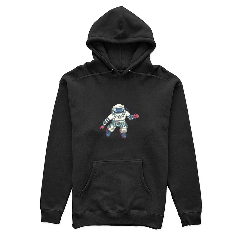 Astronaut im Raumanzug schwebt Damen Pullover Hoodie