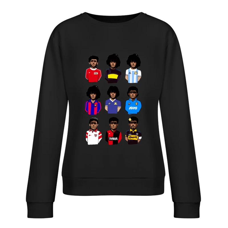 Retro Football Legends - THE MARADONAS Female Pullover Sweatshirt