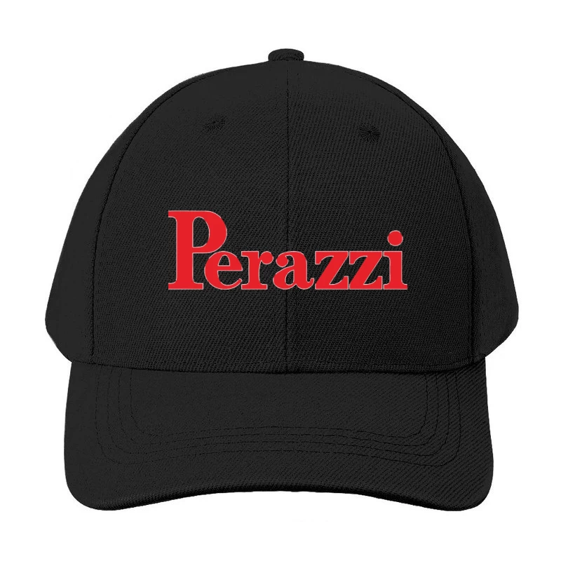 Perazzi Red Logo Typography Baseball Cap