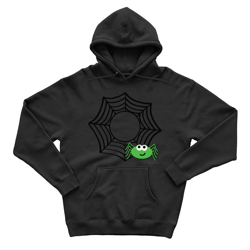 Araignée verte dans sa toile Homme Sweat à capuche