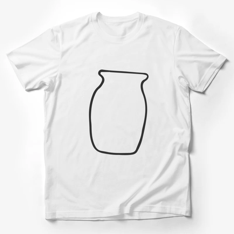 Kunstvolle Keramikvase Herren T-Shirt