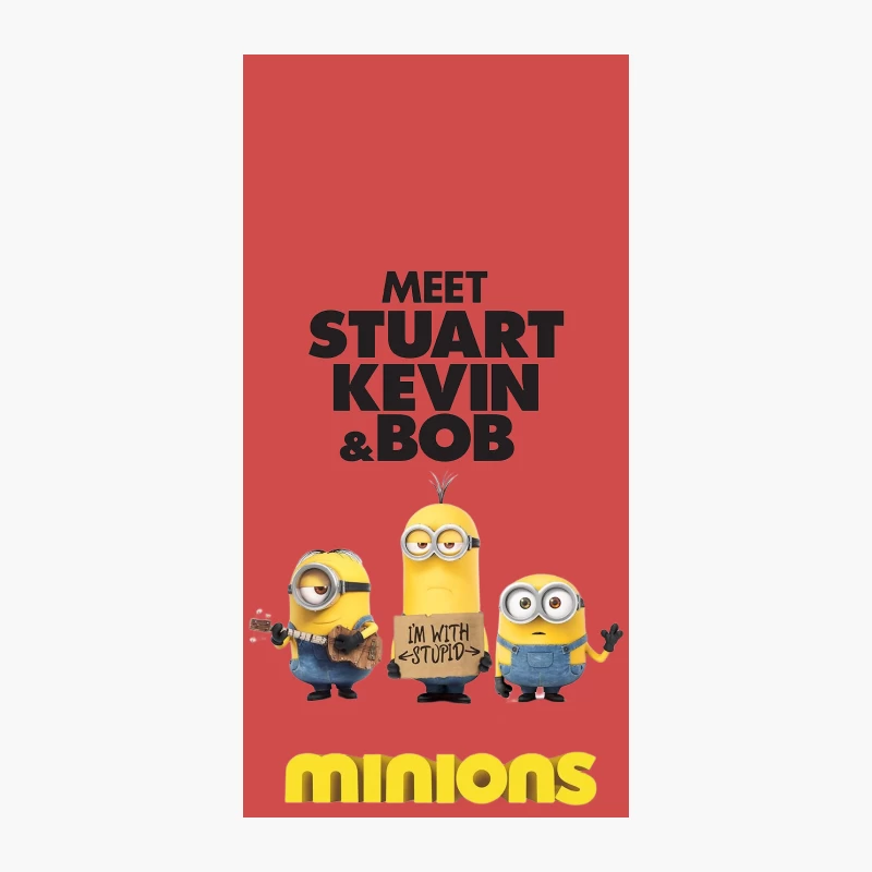 Meet Stuart, Kevin and Bob: Minions Movie Poster iPhone Case