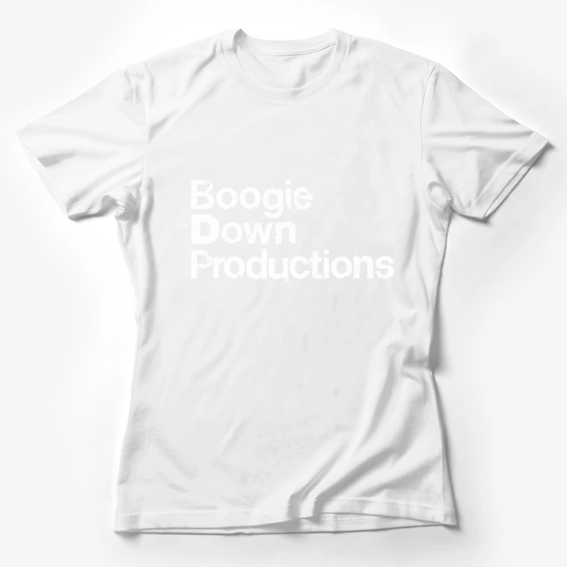 Boogie Down Productions  Classic 80s Hip Hop Female T-Shirt