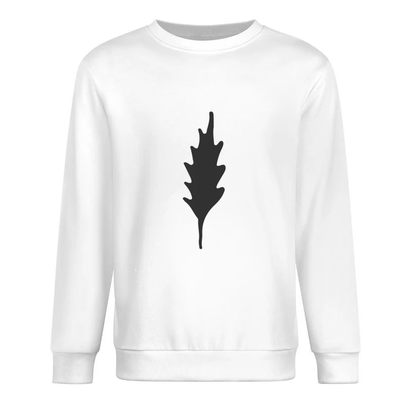 Silhouette de feuille de chêne Homme Sweat-shirt à enfiler
