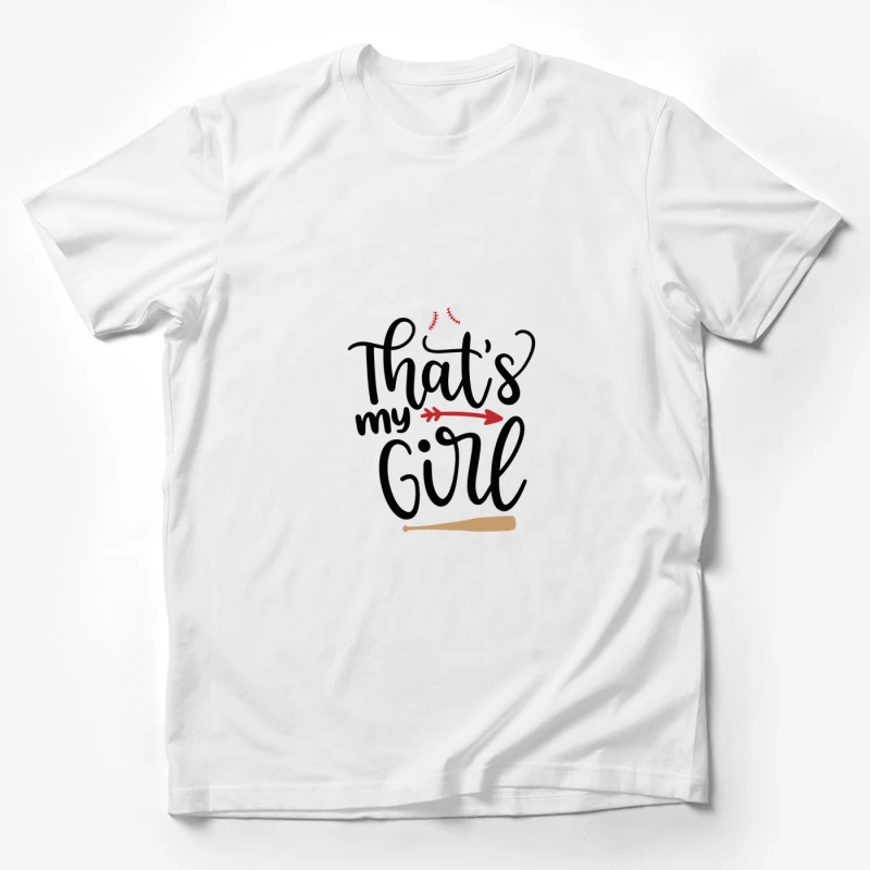 Design de baseball avec cœur et flèche Homme T-Shirt