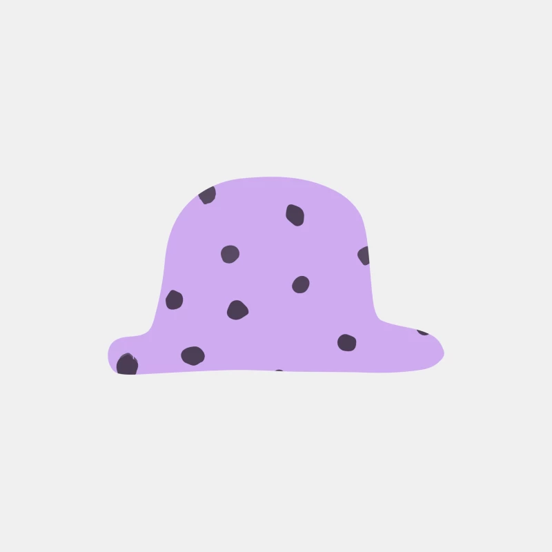 Chapeau violet à pois Homme Débardeur