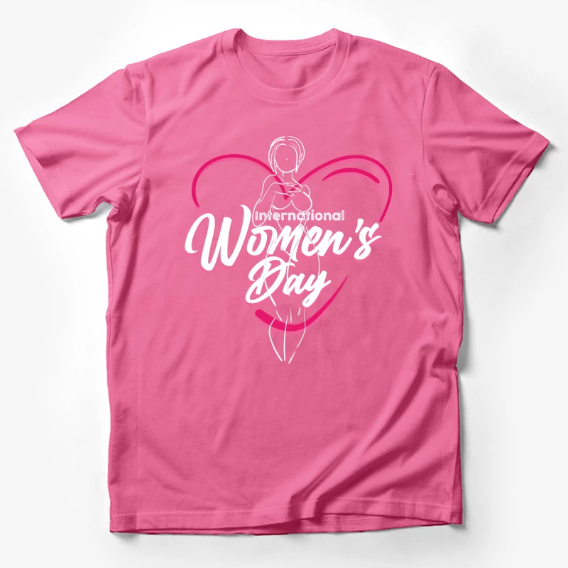 Elegant International Women's Day Design Male T-Shirt