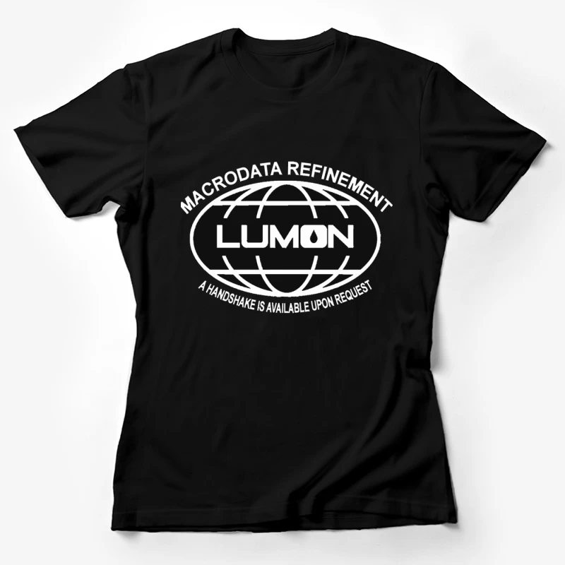 Lumon Industries Retro Corporate Globe Logo Female T-Shirt