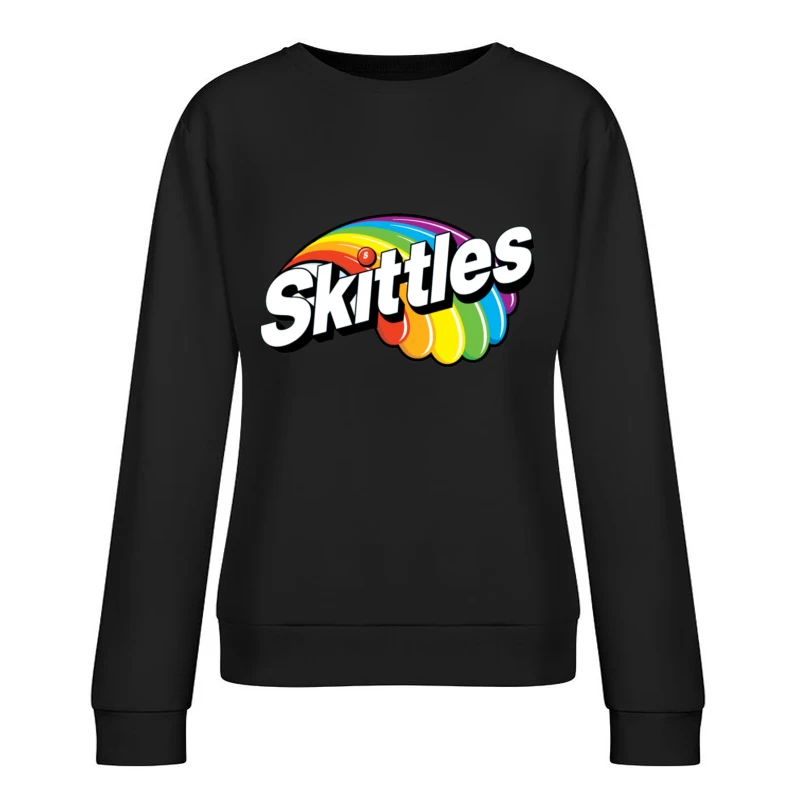 Skittles Logo Female Pullover Sweatshirt