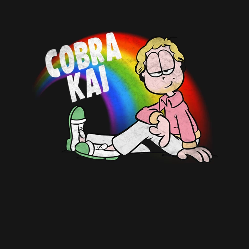 Cobra Kai  Jon Arbuckle Mash-Up Mouse Pad