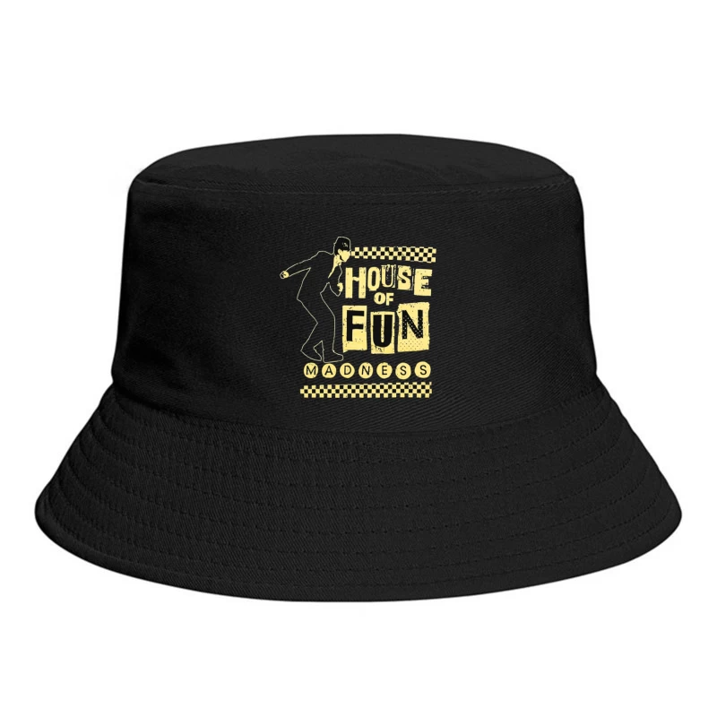 Madness - House of Fun Vintage Band Logo Design Bucket Hat