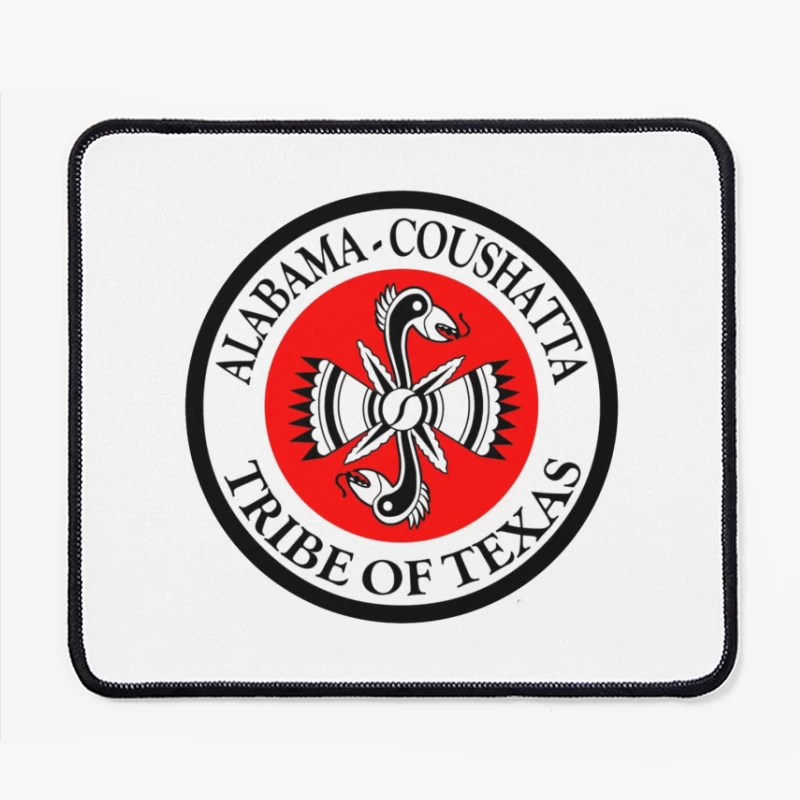 Alabama-Coushatta Tribe of Texas Official Seal Logo Mouse Pad