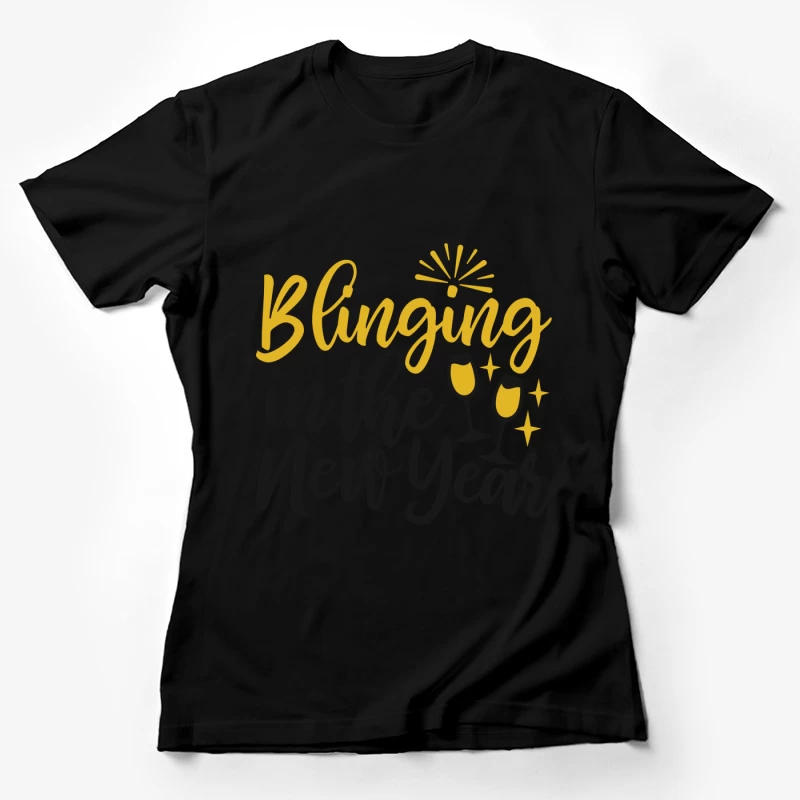 Célébration étincelante du Nouvel An Femme T-Shirt