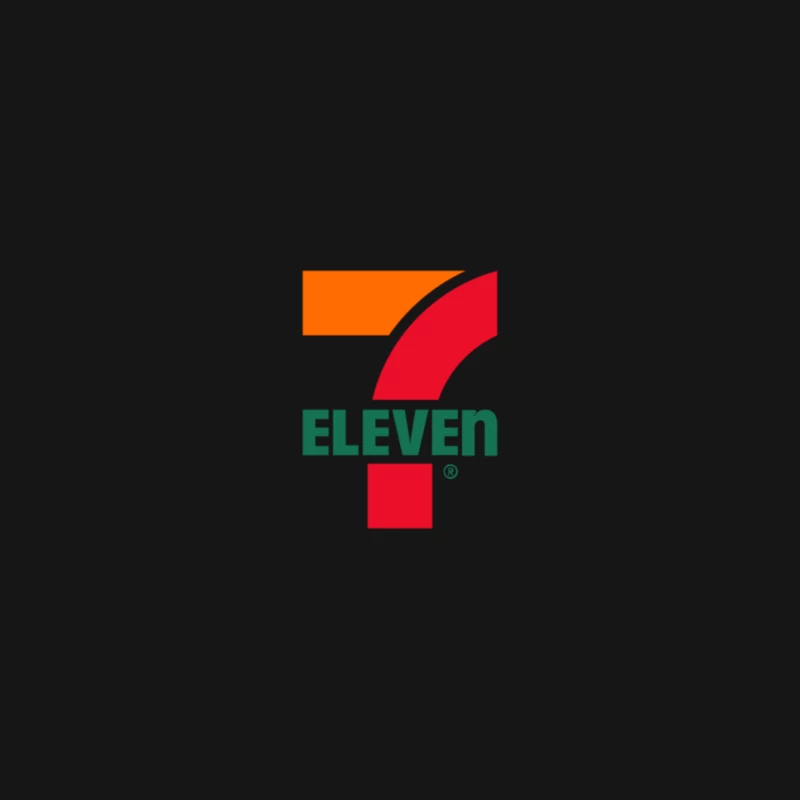 7-Eleven Convenience Store Chain Logo Design Male Long Sleeve T-Shirt