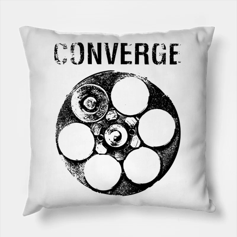 Converge Bullet Throw Pillow