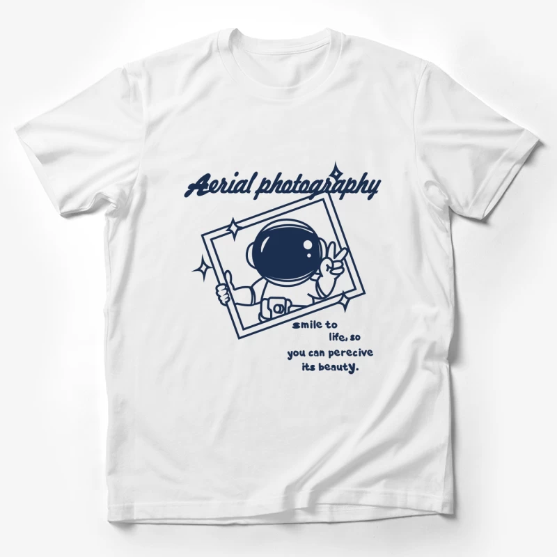 Astronaut, Fotografie, Lächeln, Schönheit, Kunst Herren T-Shirt