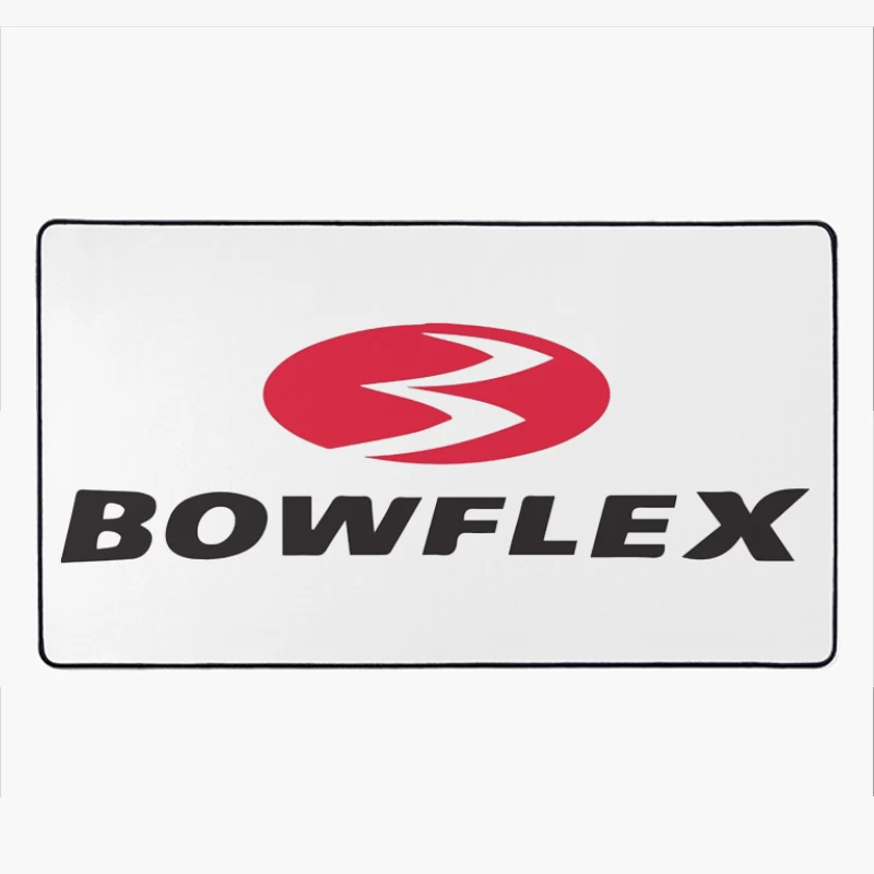 Bowflex Fitness Equipment Company Logo Desk Mat