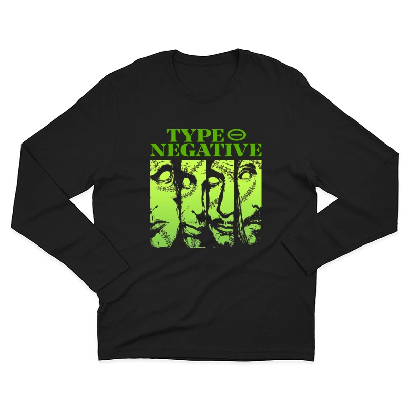 Type O Negative Faces Male Long Sleeve T-Shirt