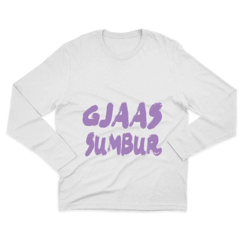 Gjaas Sumbur Grafikdesign Herren Langarm T-Shirt