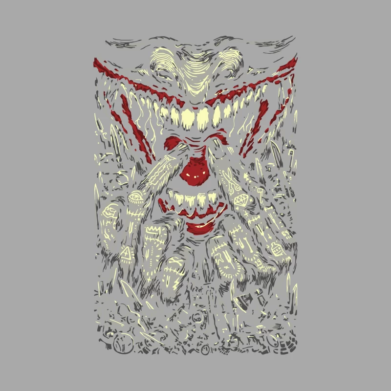 Awesome joker tooth Male Pullover Hoodie
