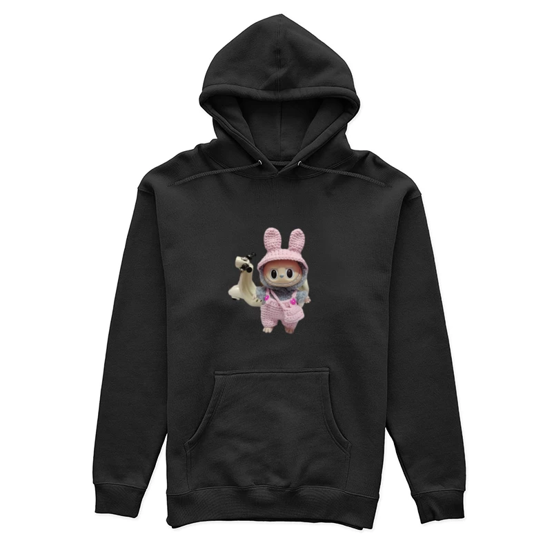 Kawaii Puppe mit Häkeltierkostüm Damen Pullover Hoodie