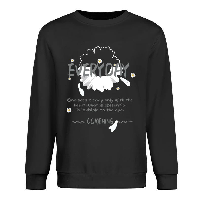 Herzliche Weisheit im Alltag Herren Pullover Sweatshirt