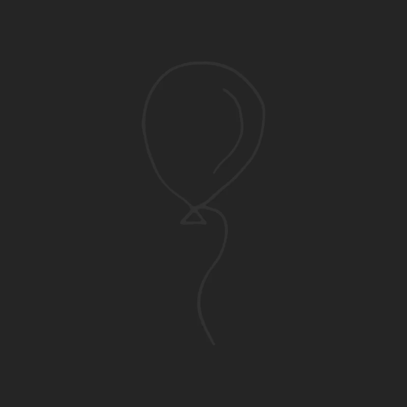 Ballon simple dessiné à la main Homme Sweat-shirt à enfiler