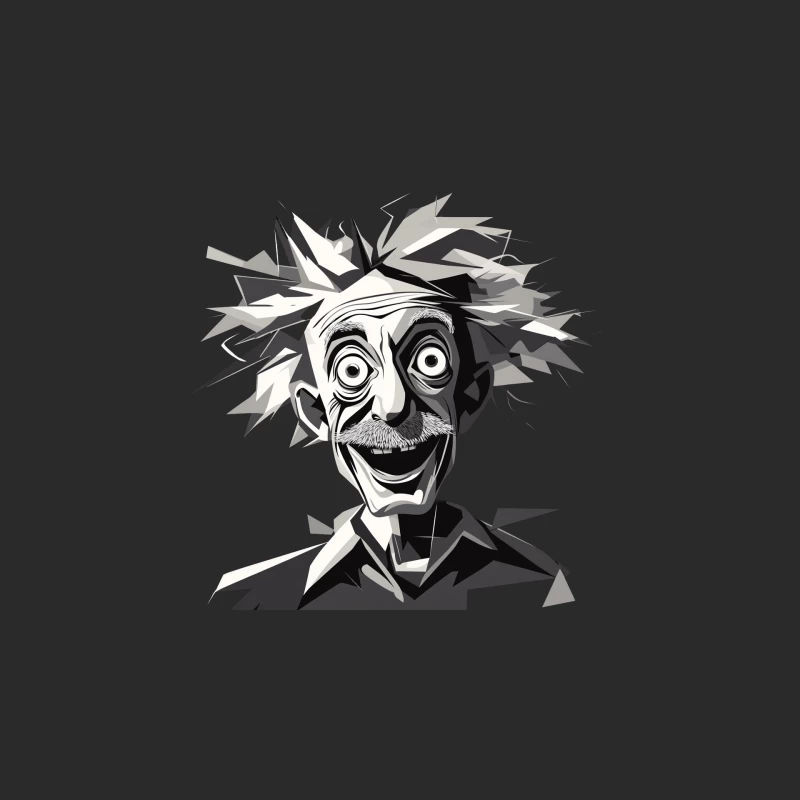 Funny portrait of Albert Einstein Baseball Cap
