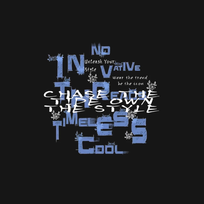 Slogan de mode pour le style et l'innovation Homme Manches Longues T-Shirt