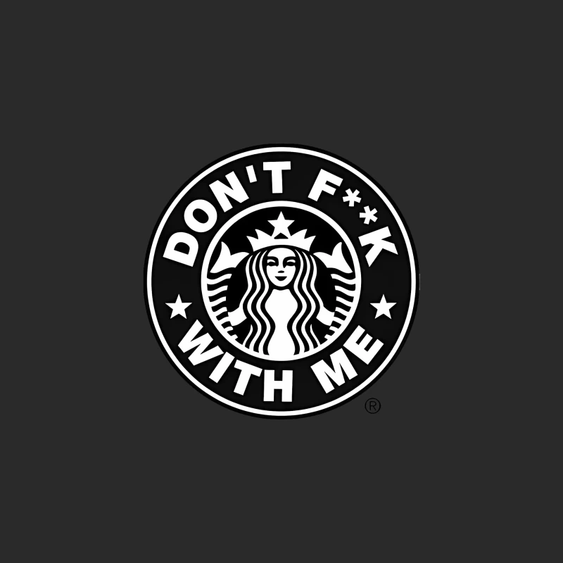 Sarcastic Starbucks Logo Parody with Humorous Message Baseball Cap