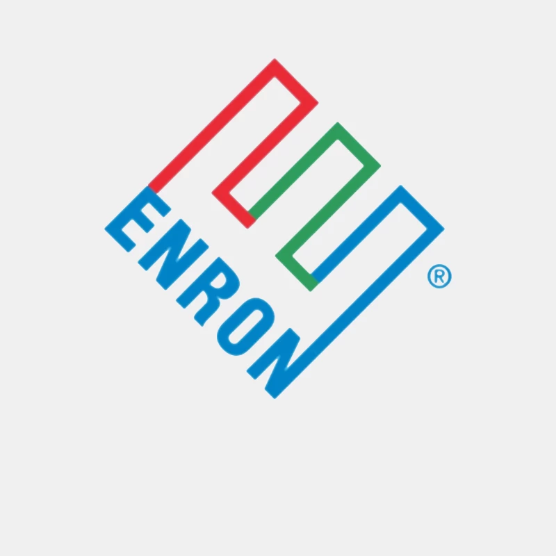 Enron Corporation Logo - Historic Energy Company Symbol Male Tank Top