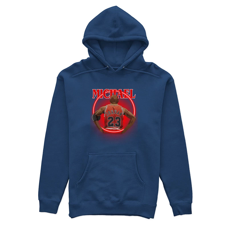 Michael Jordan Basketball Animation Female Pullover Hoodie
