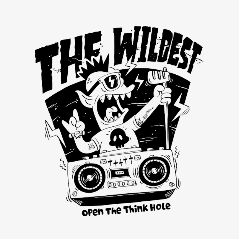 Der Wilde Musik-Rebell Damen Pullover Sweatshirt