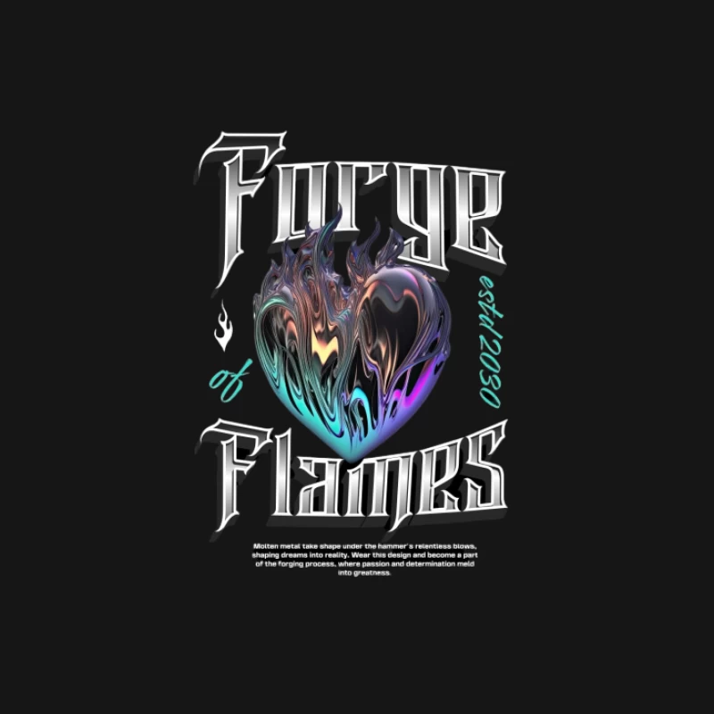 Herz aus Flammen Design Damen Langarm T-Shirt