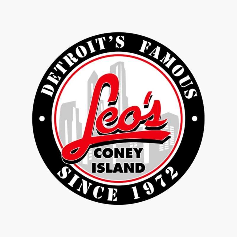 Leo's Coney Island - Detroit's Famous Restaurant Logo Since 1972 Cotton Tote Bag