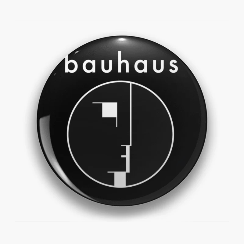 Iconic Bauhaus Minimalist Design Logo Pin